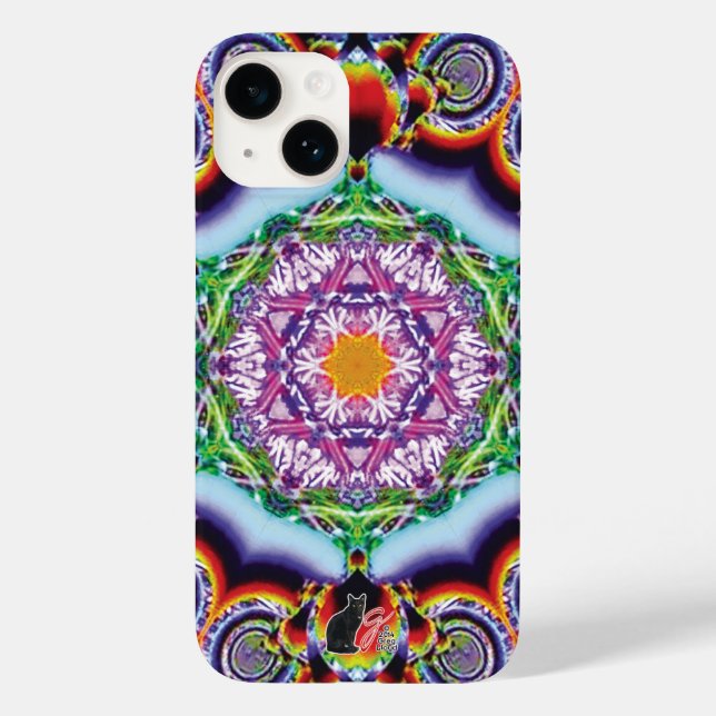Funda De Case-Mate Para iPhone Zionesque Kaleidoscope (Reverso )