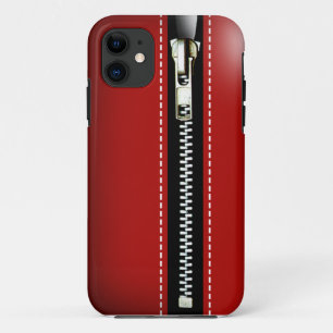Funda Para iPhone 11 Zip It Up - Trompe L'Oeil rojo