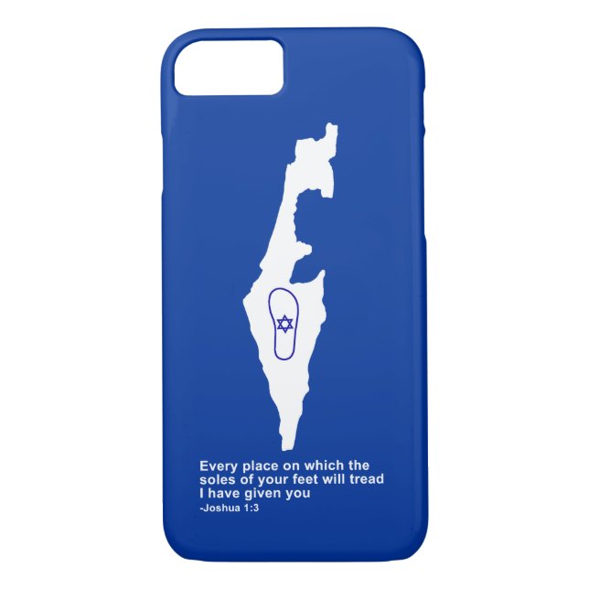 Funda De Case-Mate Para iPhone Zo Artzeinu - Joshua 1:3 (Reverso)