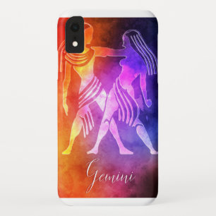Funda Para iPhone XR Zodiac: Cubierta de teléfono celular de colores de
