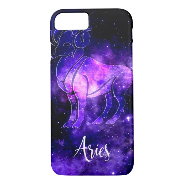 Funda De Case-Mate Para iPhone Zodiac : Cubierta del teléfono celular de Aries (Reverso)