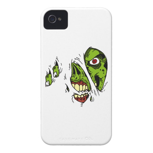 Funda De Case-Mate Para iPhone Zombie Ate My iPhone (Atrás)