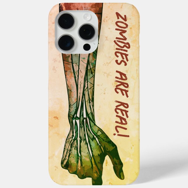 Funda De Case-Mate Para iPhone Zombie Hand (Reverso )