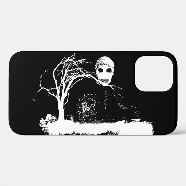 Funda De Case-Mate Para iPhone Zombie Skull (Reverso (Horizontal))