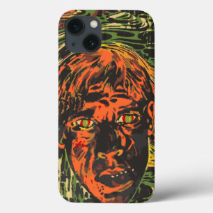 Funda Para iPhone 13 Zombies vintage de Halloween, arte callejero Grafi