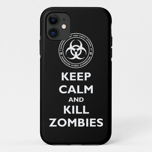 Funda De Case-Mate Para iPhone Zombis de la matanza (Reverso)