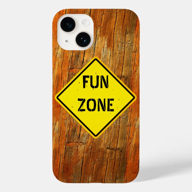 Funda De Case-Mate Para iPhone zona divertida (Reverso )