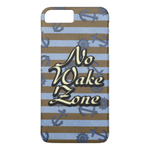 Funda Para iPhone 8 Plus/7 Plus Zona Sin Estela Anclas y Ruedas de Barco Náutico