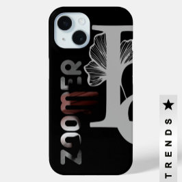 Funda Para iPhone 15 ZOOMER iPhone Cases Tendencia Resumen Polvo Negro
