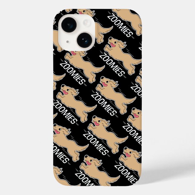 Funda De Case-Mate Para iPhone Zoomías de perros (Reverso )