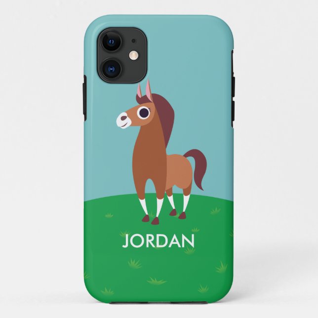 Funda De Case-Mate Para iPhone Zora el caballo (Reverso)