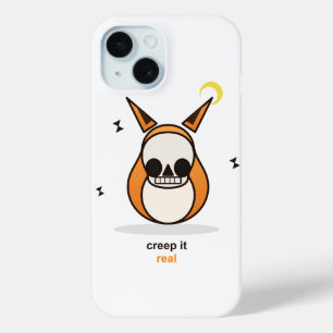 Funda Para iPhone 15 Zorra de Halloween divertida y creepy