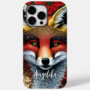 Funda Para iPhone 14 Pro Max De Case-Mate Zorro minimalista rojo y dorado elegante