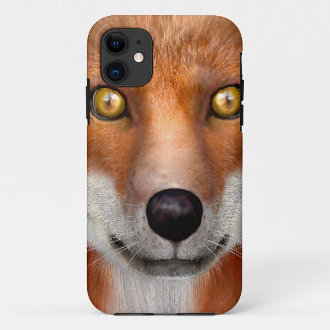 Funda De Case-Mate Para iPhone Zorro Rojo (Reverso)