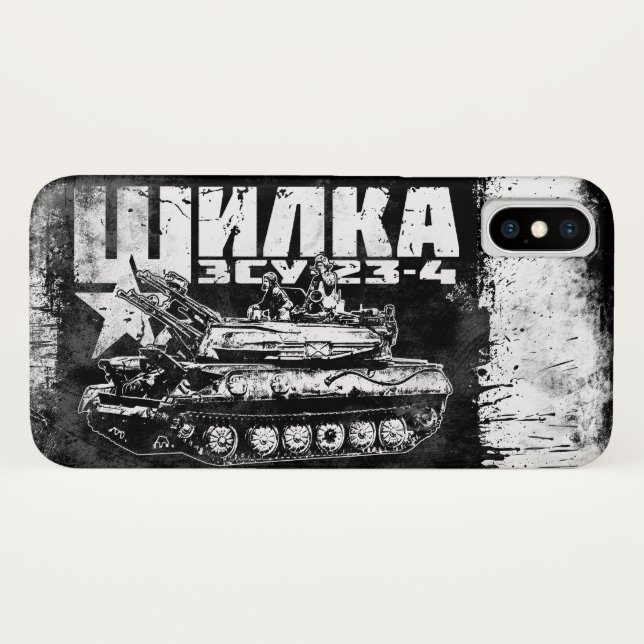 Funda De Case-Mate Para iPhone ZSU-23-4 Shilka (Reverso (horizontal))