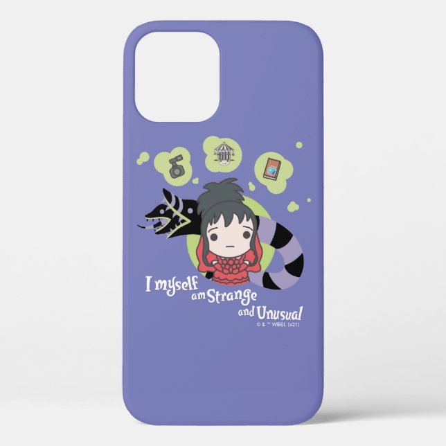 Funda De Case-Mate Para iPhone Zumo de remolacha | Chibi Lydia "Extraña e inusual (Reverso )