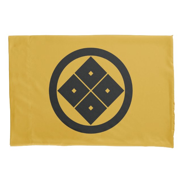 FUNDA DE COJÍN 丸に隅立て四つ目 (Anverso)