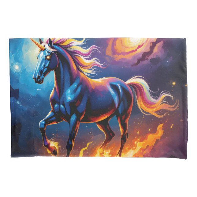 Funda De Cojín „2026 – Das Jahr des Feuerpferds“ (Anverso)