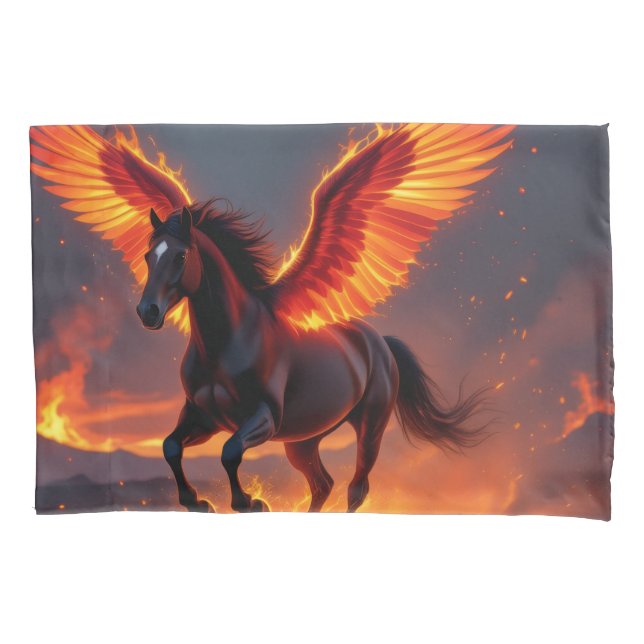 Funda De Cojín „2026 – Das Jahr des Feuerpferds“ (Anverso)