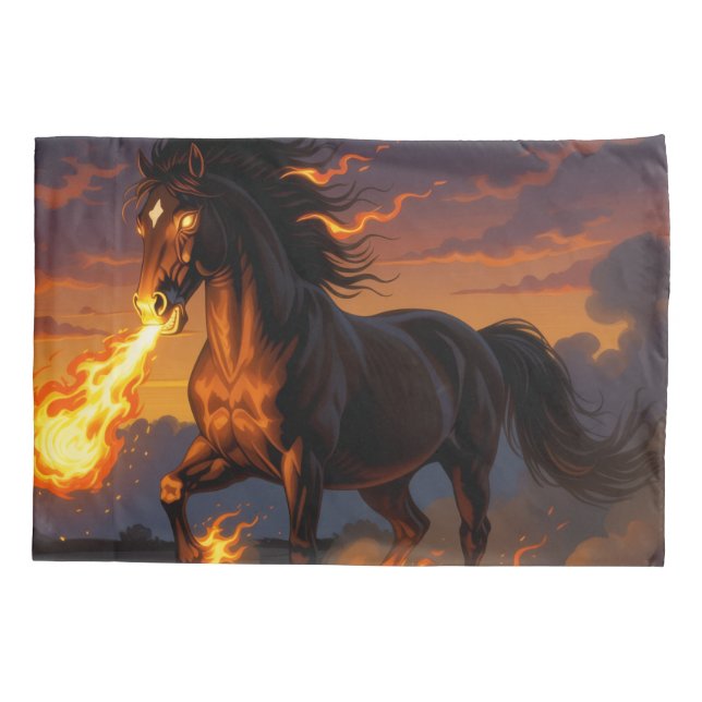 Funda De Cojín „2026 – Das Jahr des Feuerpferds“ (Reverso)