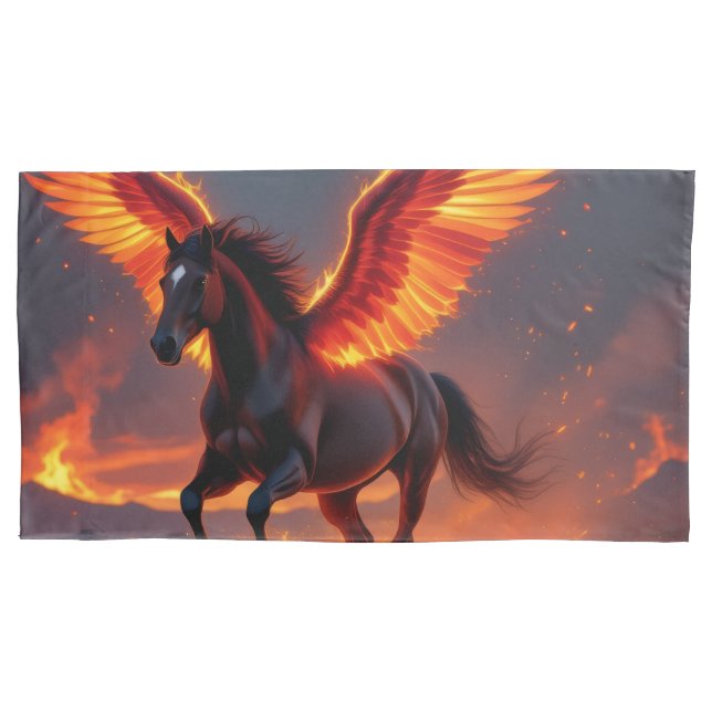 Funda De Cojín „2026 – Das Jahr des Feuerpferds“ (Anverso)