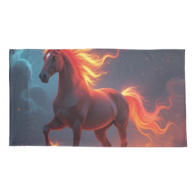 Funda De Cojín „2026 – Das Jahr des Feuerpferds“ (Reverso)