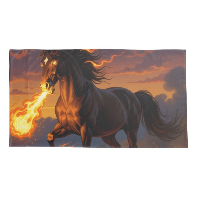 Funda De Cojín „2026 – Das Jahr des Feuerpferds“ (Reverso)