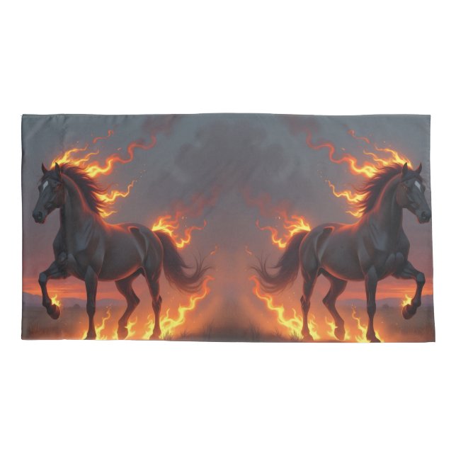 Funda De Cojín „2026 – Das Jahr des Feuerpferds“ (Reverso)