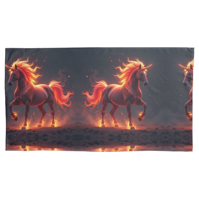 Funda De Cojín „2026 – Das Jahr des Feuerpferds“6 (Anverso)