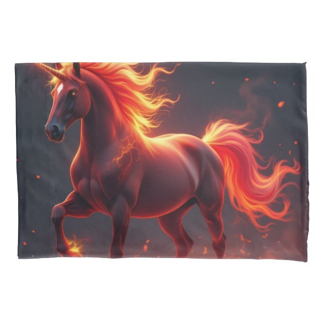 Funda De Cojín „2026 – Das Jahr des Feuerpferds“6 (Anverso)