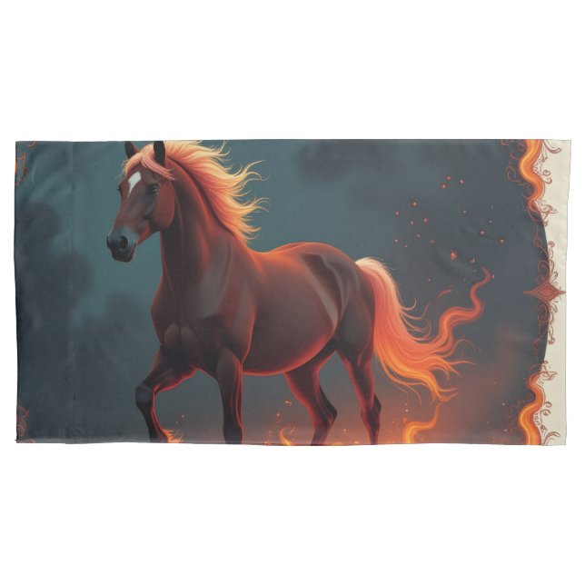 Funda De Cojín „2026 – Das Jahr des Feuerpferds“8 (Anverso)