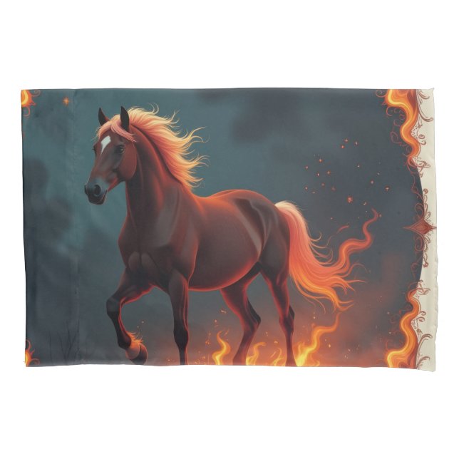 Funda De Cojín „2026 – Das Jahr des Feuerpferds“8 (Anverso)