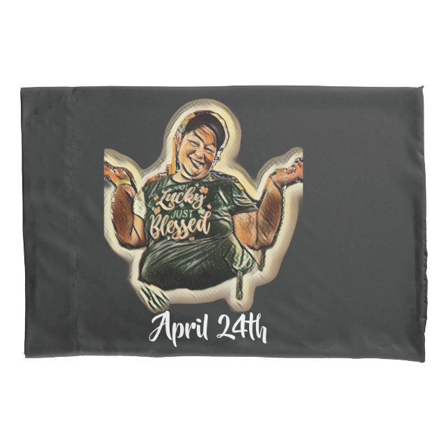 Funda De Cojín 24 de abril (Anverso)