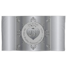 Funda De Cojín 25° Aniversario del Boda de Plata