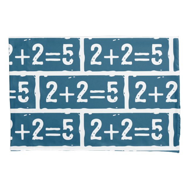 Funda De Cojín 2 más 2 es igual a 5 (Anverso)