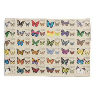 Funda De Cojín 30 especies de la mariposa de alrededor del mundo