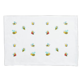 Funda De Cojín Abeja Feliz