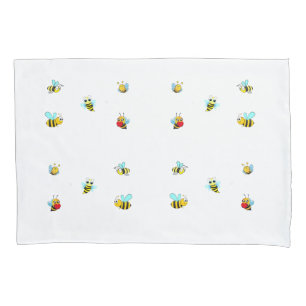 Funda De Cojín Abeja Feliz
