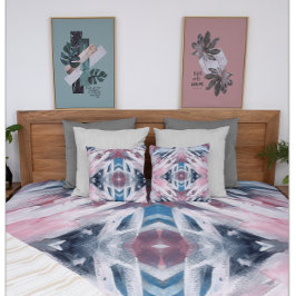 Funda De Cojín Abstracción de pinturas de color de agua