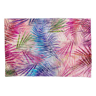 Funda De Cojín Abstracto acuarela deja patrón de alamante