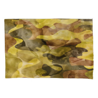 Funda De Cojín Abstracto acuarela: tinte de tie de camuflaje