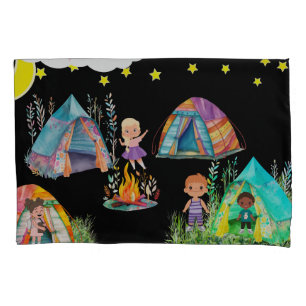 Funda De Cojín Acampando para niños