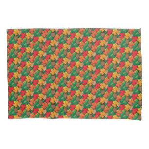 Funda De Cojín Acordes y hojas III