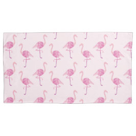 Funda De Cojín Acuarela Fabulous Flamingo Reversible Pillow