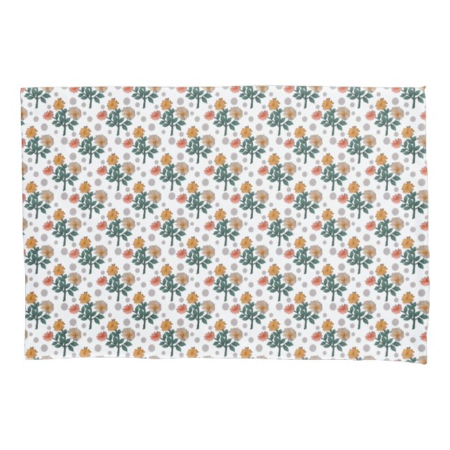 Funda De Cojín Acuarela floral  (Anverso)