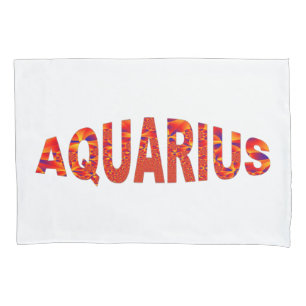 Funda De Cojín Acuario - Fuego Naranja Amarillo Azul