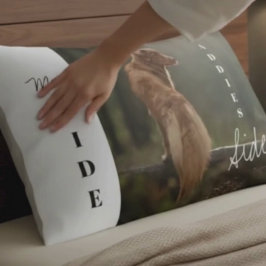 Funda De Cojín Adventure Buddy Vibes: foto del Personalizado recu