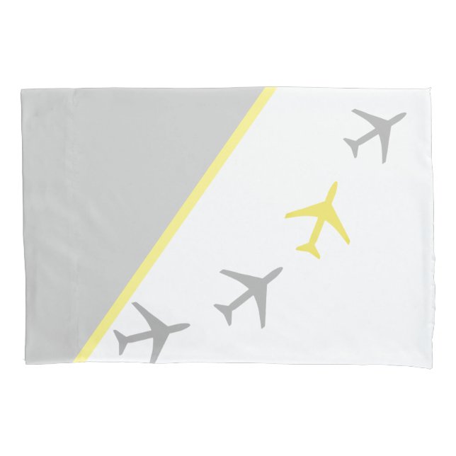 Funda De Cojín Aeronave piloto de aviones Funky (Anverso)