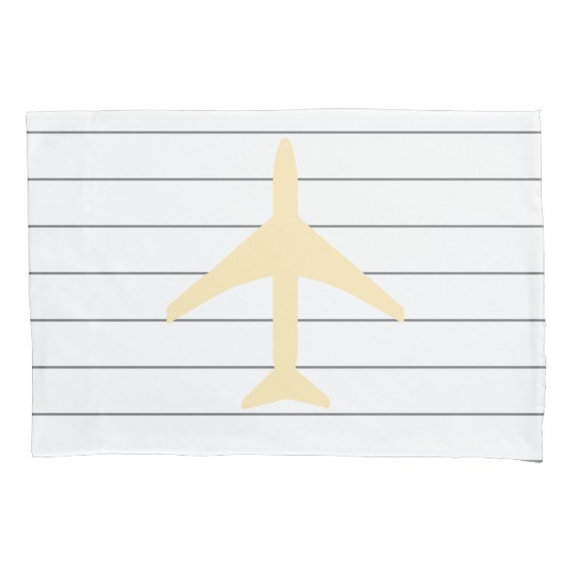 Funda De Cojín Aeronave piloto de aviones Funky (Anverso)