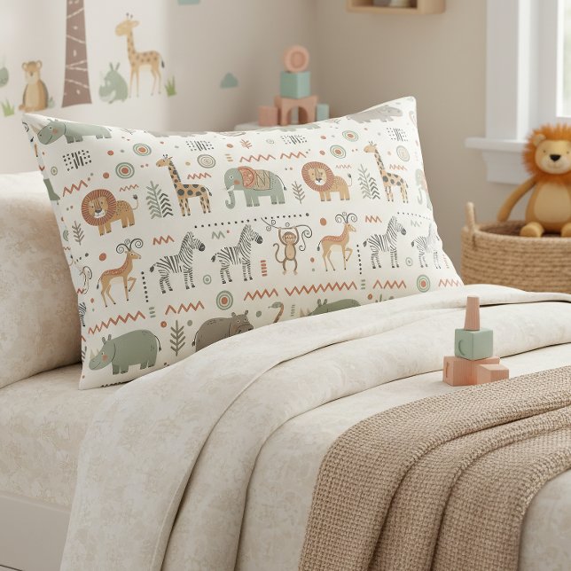 Funda De Cojín African Animal Parade Tribal Style ID1262 (Subido por el creador)